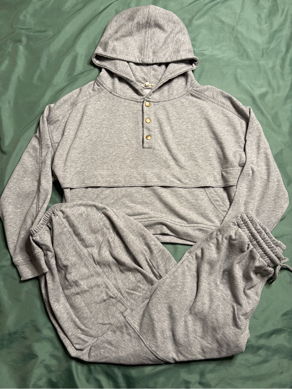entro Gray Sweat Set Size Medium